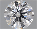 Natural Diamond 0.40 Carats, Round with Excellent Cut, F Color, SI1 Clarity and Certified by GIA