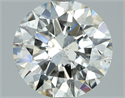 Natural Diamond 2.00 Carats, Round with Excellent Cut, G Color, I1 Clarity and Certified by GIA