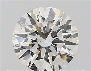 Picture of Natural Diamond 0.42 Carats, Round with Excellent Cut, I Color, VS2 Clarity and Certified by GIA