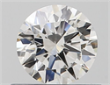 Natural Diamond 0.50 Carats, Round with Very Good Cut, G Color, SI1 Clarity and Certified by GIA