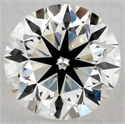 Natural Diamond 0.40 Carats, Round with Very Good Cut, K Color, IF Clarity and Certified by GIA