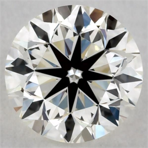 Picture of Natural Diamond 0.40 Carats, Round with Very Good Cut, K Color, IF Clarity and Certified by GIA