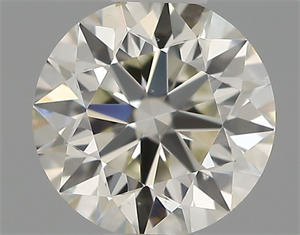 Picture of Natural Diamond 0.40 Carats, Round with Excellent Cut, H Color, VS2 Clarity and Certified by IGI