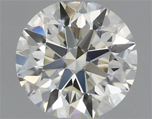 Picture of Natural Diamond 0.45 Carats, Round with Excellent Cut, J Color, VVS2 Clarity and Certified by IGI