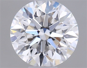 Picture of Natural Diamond 0.42 Carats, Round with Excellent Cut, E Color, VS2 Clarity and Certified by GIA