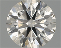 Natural Diamond 0.43 Carats, Round with Excellent Cut, H Color, SI2 Clarity and Certified by IGI