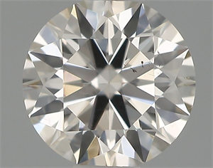 Picture of Natural Diamond 0.43 Carats, Round with Excellent Cut, H Color, SI2 Clarity and Certified by IGI