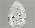 0.90 Carats, Pear Diamond with  Cut, E Color, VS1 Clarity and Certified by GIA