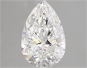 2.00 Carats, Pear Diamond with  Cut, G Color, SI1 Clarity and Certified by GIA