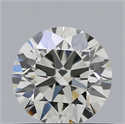 Natural Diamond 0.50 Carats, Round with Excellent Cut, I Color, VS1 Clarity and Certified by IGI