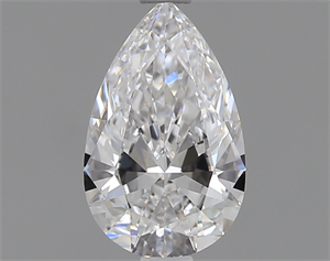 Picture of 0.50 Carats, Pear Diamond with  Cut, D Color, VVS2 Clarity and Certified by GIA