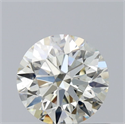 Natural Diamond 0.50 Carats, Round with Excellent Cut, K Color, VS2 Clarity and Certified by GIA