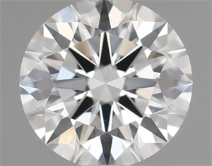 Picture of Natural Diamond 0.41 Carats, Round with Excellent Cut, I Color, VS2 Clarity and Certified by GIA