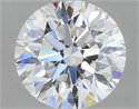 Natural Diamond 1.59 Carats, Round with Excellent Cut, E Color, VVS2 Clarity and Certified by GIA