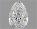 1.00 Carats, Pear Diamond with  Cut, E Color, IF Clarity and Certified by GIA