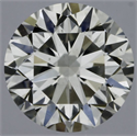 Natural Diamond 0.40 Carats, Round with Good Cut, K Color, SI1 Clarity and Certified by GIA