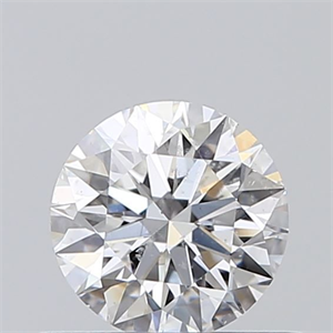 Picture of Natural Diamond 0.45 Carats, Round with Excellent Cut, E Color, SI2 Clarity and Certified by GIA