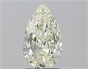 Natural Diamond 1.51 Carats, Pear with  Cut, J Color, VVS2 Clarity and Certified by IGI