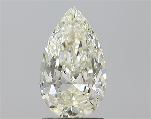 Picture of Natural Diamond 1.51 Carats, Pear with  Cut, J Color, VVS2 Clarity and Certified by IGI