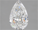 1.70 Carats, Pear Diamond with  Cut, E Color, SI1 Clarity and Certified by GIA