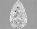 1.50 Carats, Pear Diamond with  Cut, E Color, VVS2 Clarity and Certified by GIA