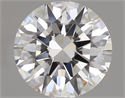 1.36 Carats, Round Diamond with Excellent Cut, E Color, VVS1 Clarity and Certified by GIA