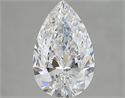 2.00 Carats, Pear Diamond with  Cut, D Color, VVS1 Clarity and Certified by GIA