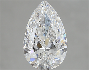 Picture of 2.00 Carats, Pear Diamond with  Cut, D Color, VVS1 Clarity and Certified by GIA