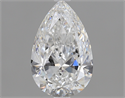 1.01 Carats, Pear Diamond with  Cut, E Color, VVS2 Clarity and Certified by GIA