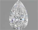 1.03 Carats, Pear Diamond with  Cut, D Color, VVS1 Clarity and Certified by GIA