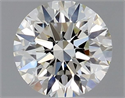 Natural Diamond 0.40 Carats, Round with Excellent Cut, J Color, VS1 Clarity and Certified by GIA