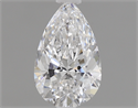 0.70 Carats, Pear Diamond with  Cut, D Color, SI1 Clarity and Certified by GIA