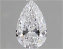 0.73 Carats, Pear Diamond with  Cut, D Color, VVS1 Clarity and Certified by GIA