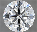 Natural Diamond 2.17 Carats, Round with Excellent Cut, G Color, VVS1 Clarity and Certified by IGI