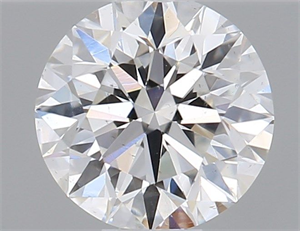 Picture of Natural Diamond 0.40 Carats, Round with Excellent Cut, F Color, SI1 Clarity and Certified by GIA