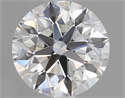 1.50 Carats, Round Diamond with Excellent Cut, F Color, IF Clarity and Certified by GIA