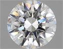 2.01 Carats, Round Diamond with Excellent Cut, H Color, VS1 Clarity and Certified by GIA