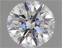 1.23 Carats, Round Diamond with Excellent Cut, E Color, VVS1 Clarity and Certified by GIA