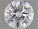 1.40 Carats, Round Diamond with Excellent Cut, D Color, VVS2 Clarity and Certified by GIA