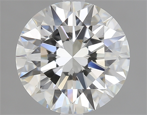 Picture of 2.01 Carats, Round Diamond with Excellent Cut, H Color, VVS1 Clarity and Certified by GIA