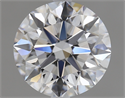 1.31 Carats, Round Diamond with Excellent Cut, D Color, VVS2 Clarity and Certified by GIA