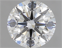 1.56 Carats, Round Diamond with Excellent Cut, F Color, IF Clarity and Certified by GIA