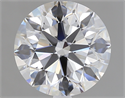 1.73 Carats, Round Diamond with Excellent Cut, E Color, VVS2 Clarity and Certified by GIA