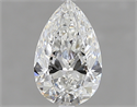 1.10 Carats, Pear Diamond with  Cut, F Color, VVS2 Clarity and Certified by GIA