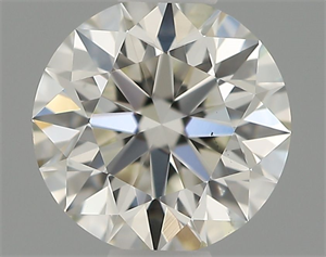 Picture of Natural Diamond 0.42 Carats, Round with Excellent Cut, H Color, VS2 Clarity and Certified by IGI