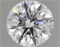 1.80 Carats, Round Diamond with Excellent Cut, E Color, VVS1 Clarity and Certified by GIA