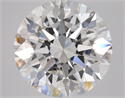 Natural Diamond 4.02 Carats, Round with Excellent Cut, E Color, VVS2 Clarity and Certified by GIA