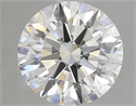 2.01 Carats, Round Diamond with Excellent Cut, I Color, SI1 Clarity and Certified by GIA