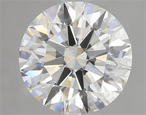 Picture of 2.01 Carats, Round Diamond with Excellent Cut, I Color, SI1 Clarity and Certified by GIA