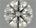 Natural Diamond 0.51 Carats, Round with Excellent Cut, H Color, SI2 Clarity and Certified by IGI